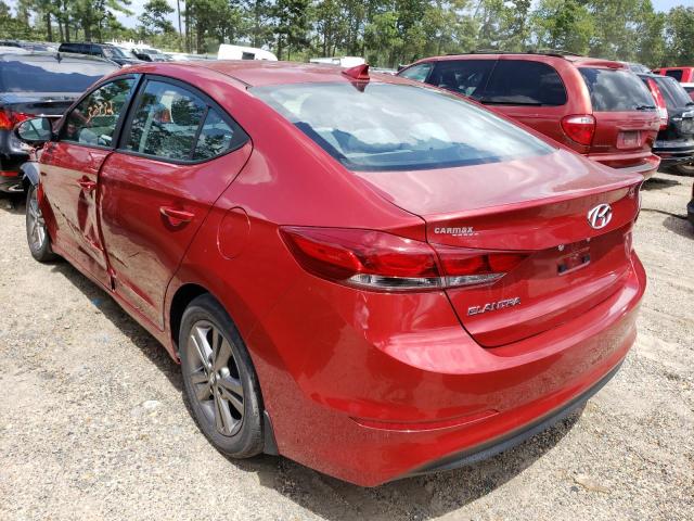 2017 Hyundai Elantra VIN 5NPD84LF5HH191124 Copart auction photo, front end / side damage thumbnail 3