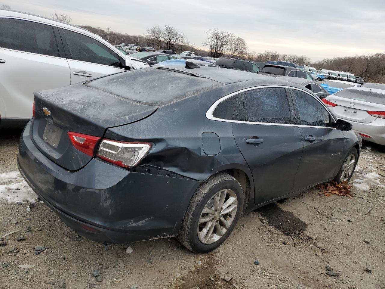 2020 Chevrolet Malibu VIN 1G1ZB5ST4LF017044 Copart auction photo, front end / rear end damage thumbnail 3