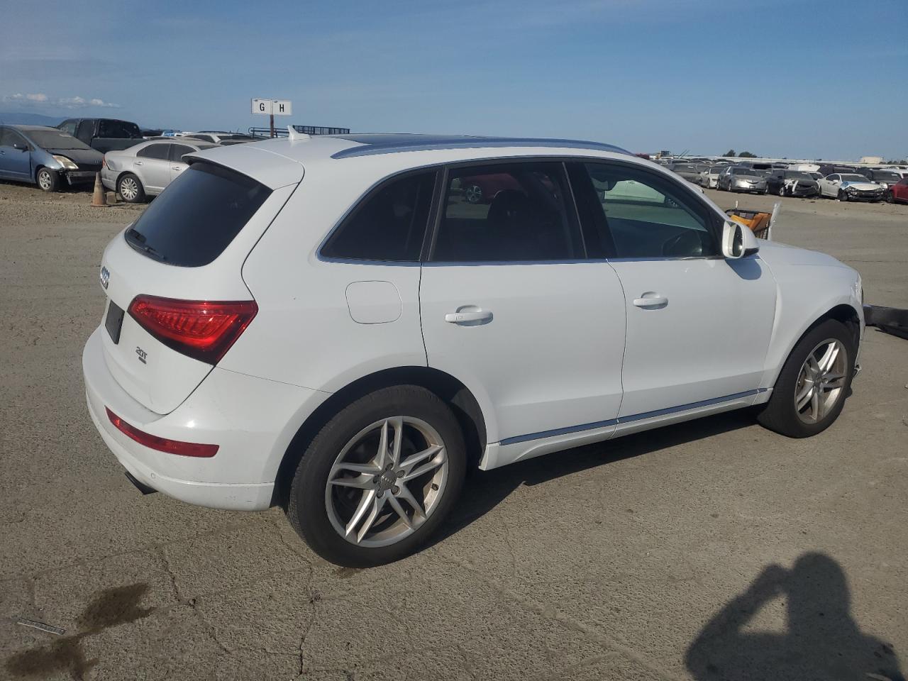2013 Audi Q5 VIN WA1LFAFPXDA016545 Copart auction photo, front end damage thumbnail 3