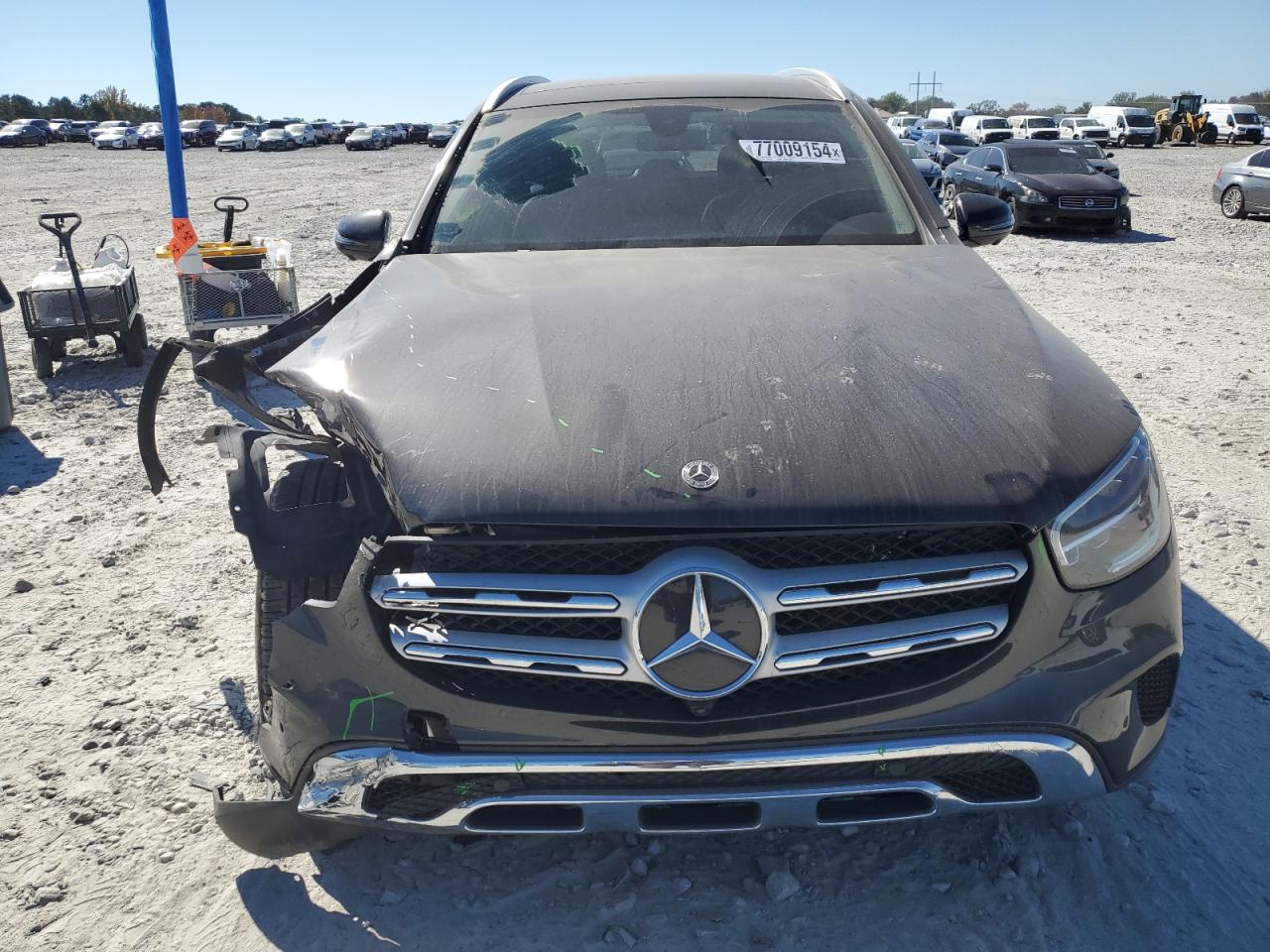 2021 Mercedes-Benz GLC VIN W1N0G8DB2MV265400 Copart auction photo, front end / side damage thumbnail 5
