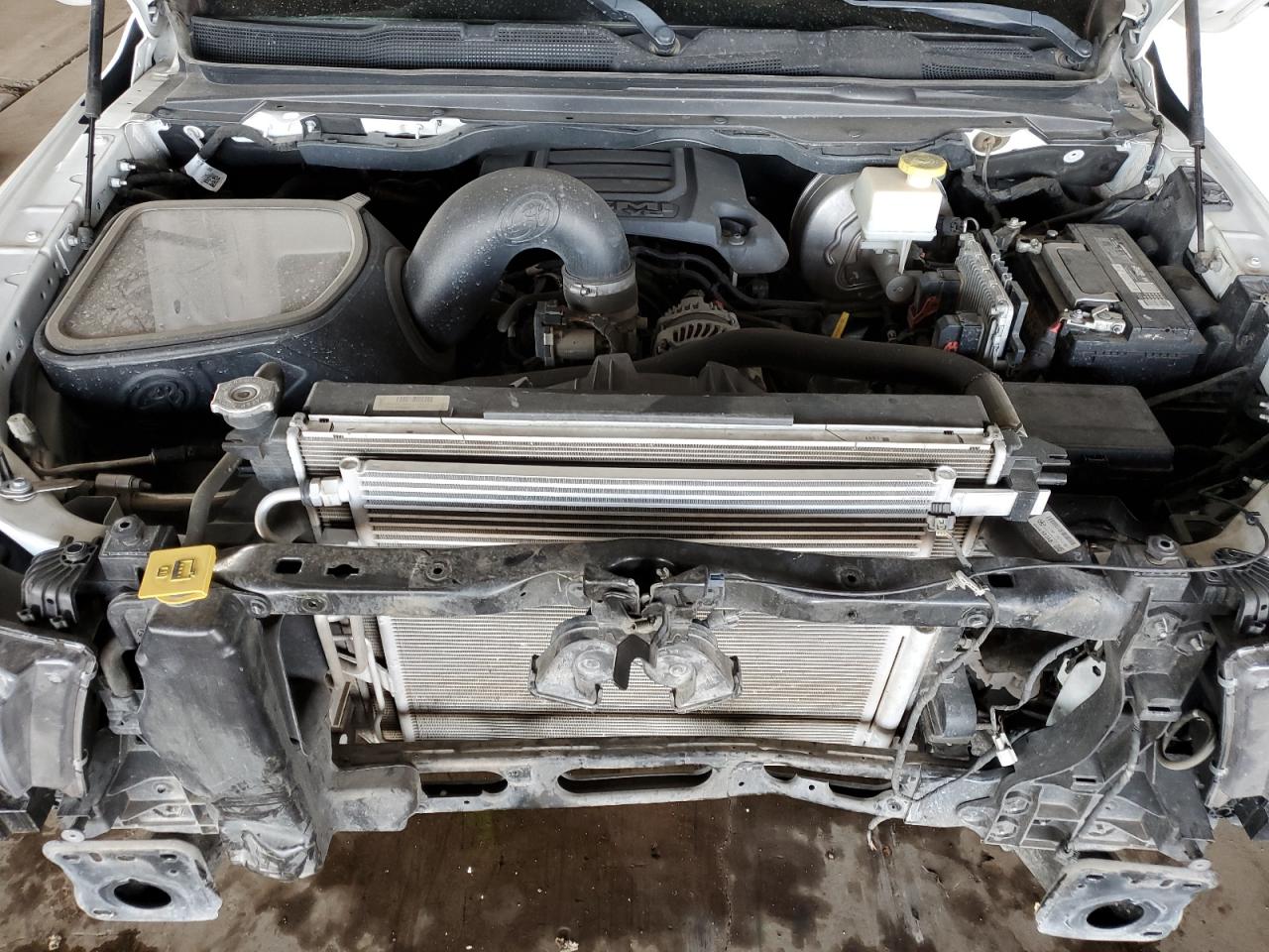 2019 RAM 1500 VIN 1C6SRFGT8KN583951 Copart auction photo, front end damage thumbnail 12