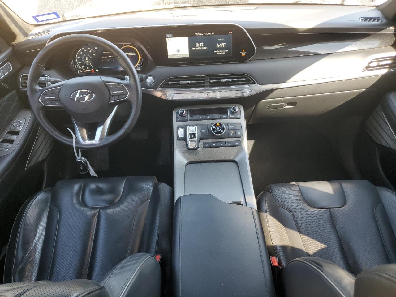 2021 Hyundai Palisade VIN KM8R7DHE9MU216062 Copart auction photo, front end damage thumbnail 8