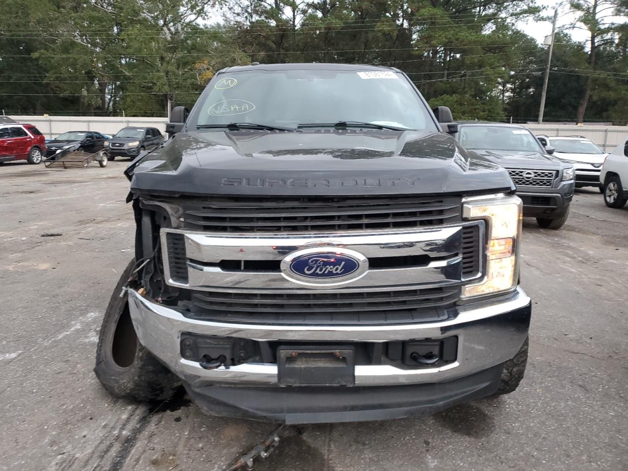 2017 Ford F250 VIN 1FT7W2B67HEB48798 Copart auction photo, front end damage thumbnail 5