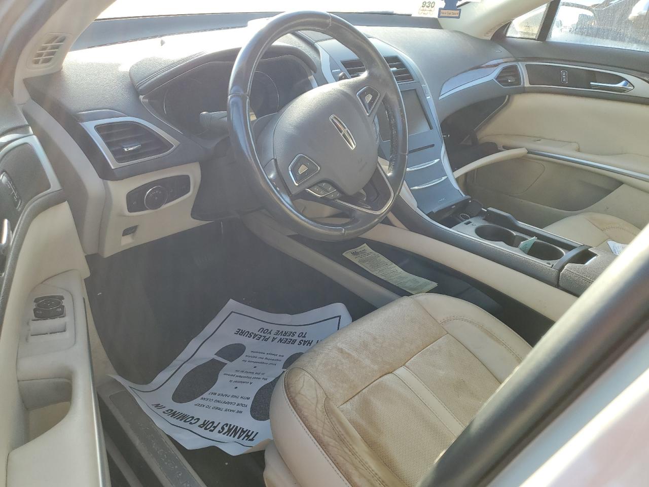 2015 Lincoln MKZ VIN 3LN6L2G95FR617044 Copart auction photo, water/flood damage thumbnail 8
