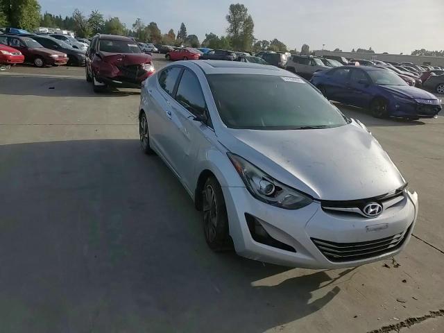 2016 Hyundai Elantra VIN 5NPDH4AE0GH710542 Copart auction photo, front end / side damage thumbnail 11