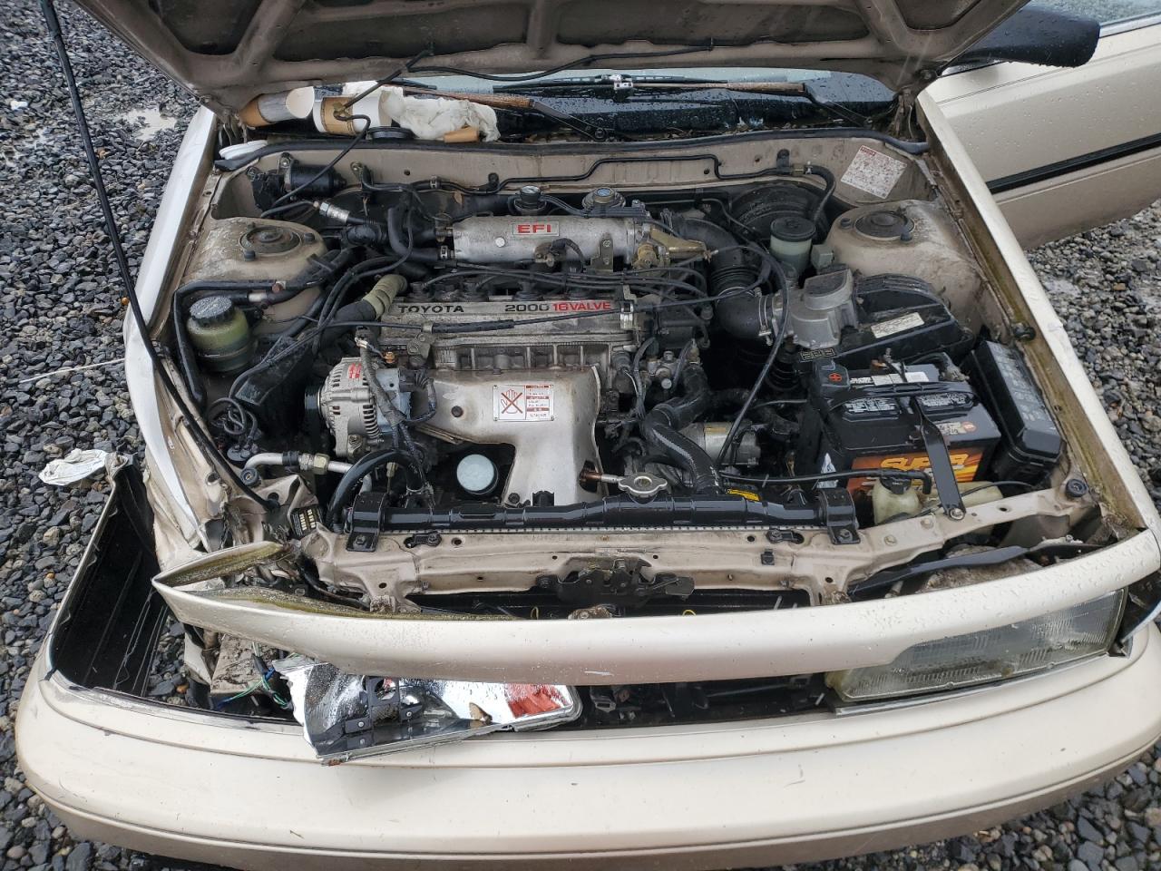 1991 Toyota Camry VIN JT2SV21E4M0375713 Copart auction photo, front end / undercarriage damage thumbnail 13