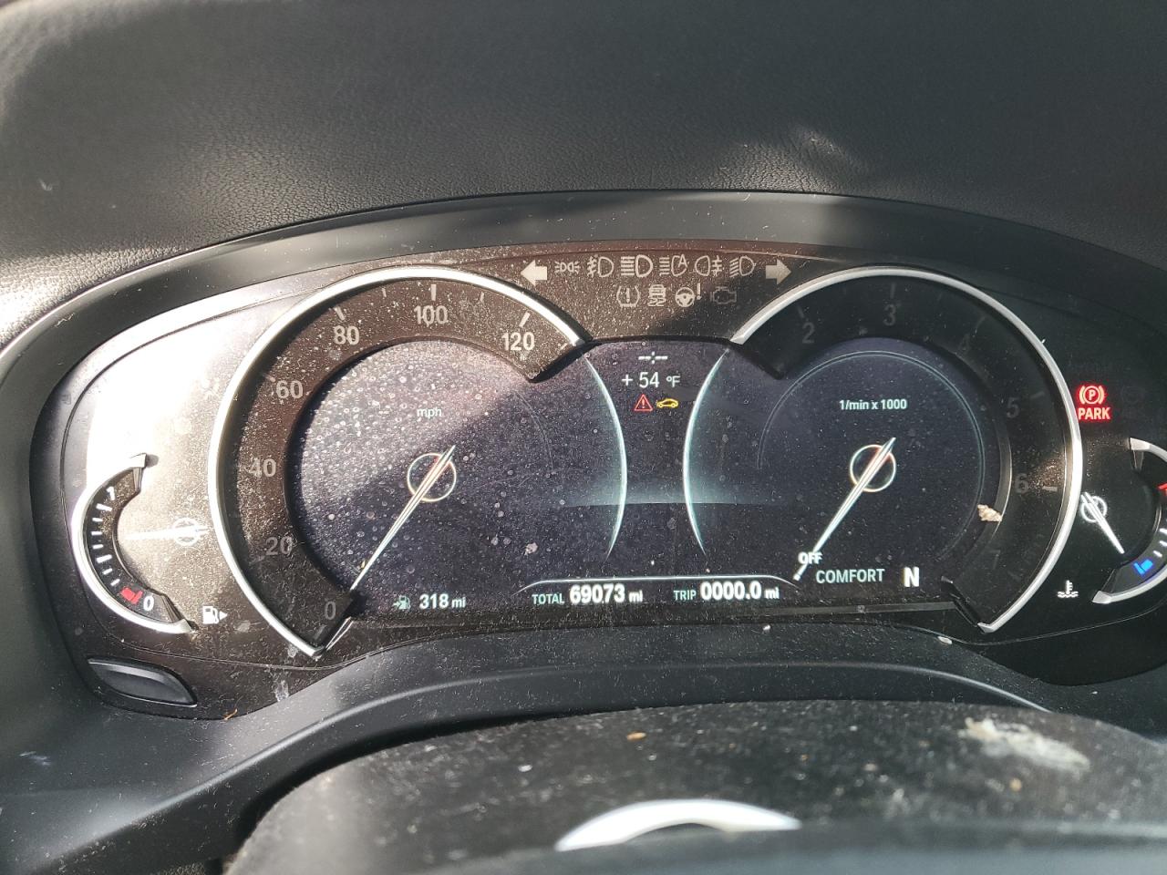 2018 BMW X3 VIN 5UXTR9C54JLC79033 Copart auction photo, minor dent/scratches damage thumbnail 9