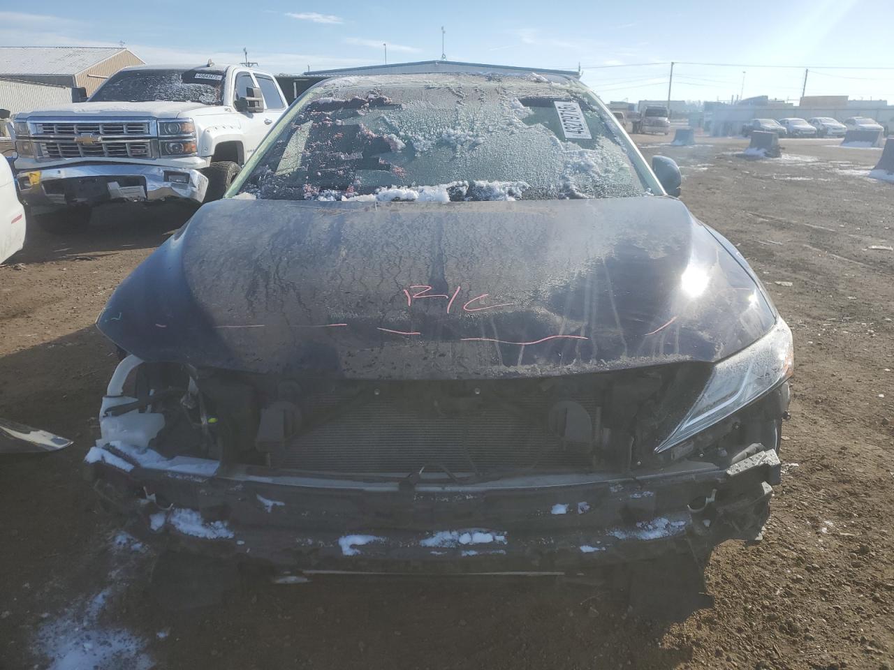 2021 Toyota Camry VIN 4T1F11BK6MU037897 Copart auction photo, front end / side damage thumbnail 5