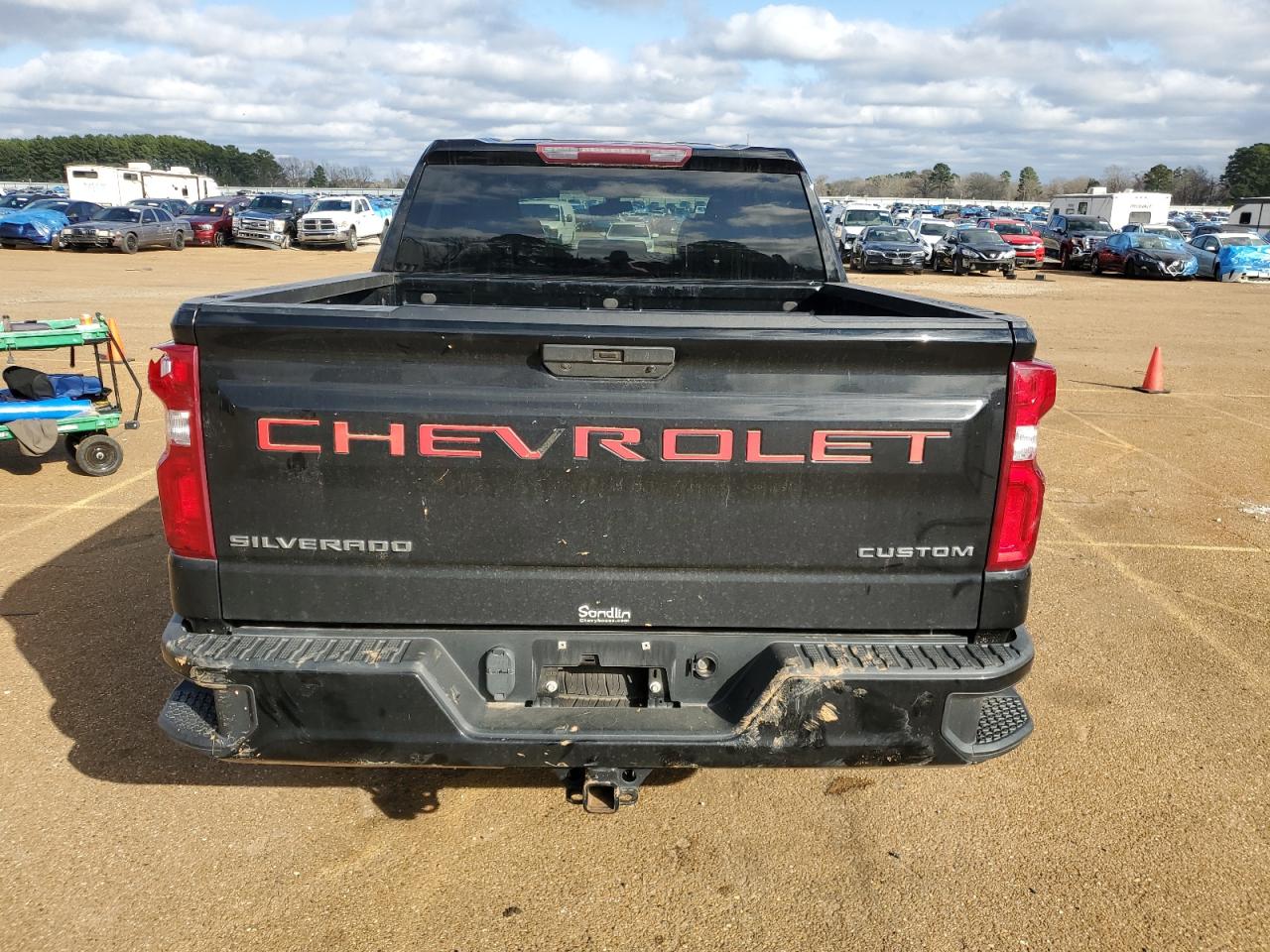 2020 Chevrolet Silverado VIN 1GCPWBEK6LZ351790 Copart auction photo, side damage thumbnail 6