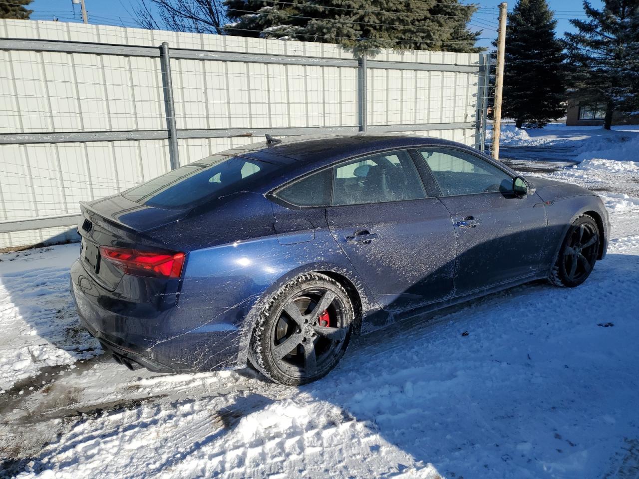 2024 Audi RS5 VIN WAUC4CF52RA051607 Copart auction photo, front end / side damage thumbnail 3