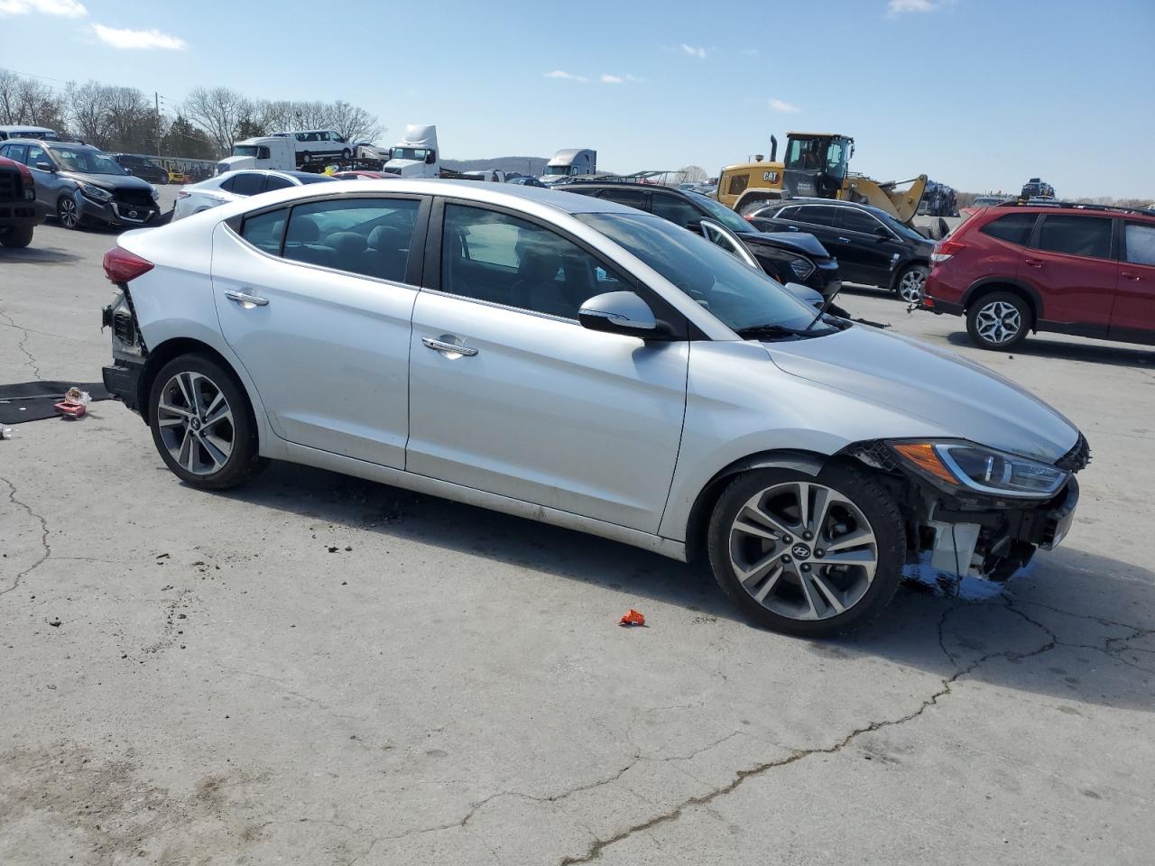 2017 Hyundai Elantra VIN 5NPD84LF4HH158227 Copart auction photo, all over damage thumbnail 4