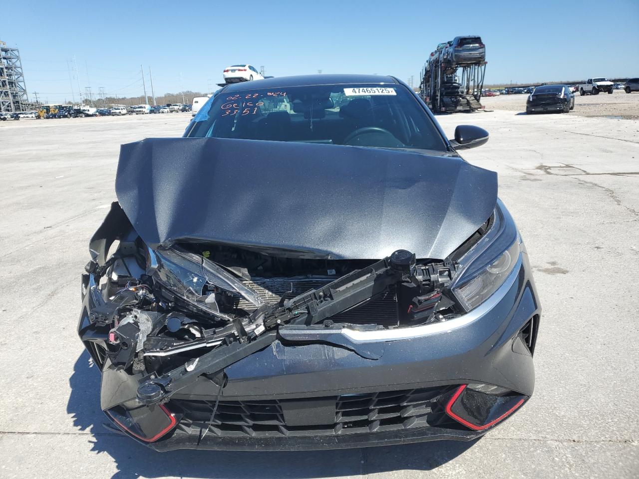 2024 KIA Forte VIN 3KPF54AD9RE803351 Copart auction photo, front end damage thumbnail 5