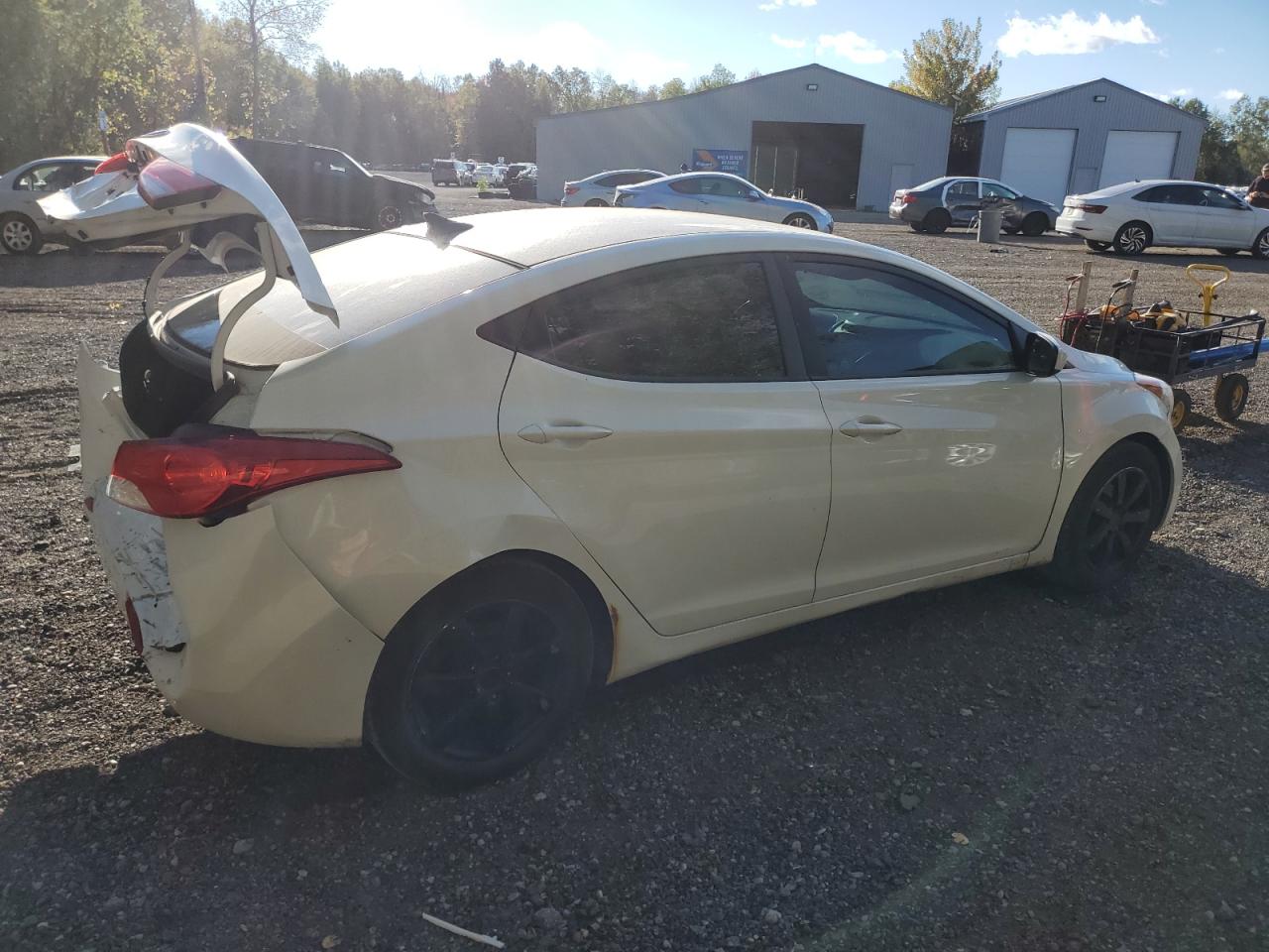 2012 Hyundai Elantra VIN 5NPDH4AE6CH080696 Copart auction photo, rear end / minor dent/scratches damage thumbnail 3