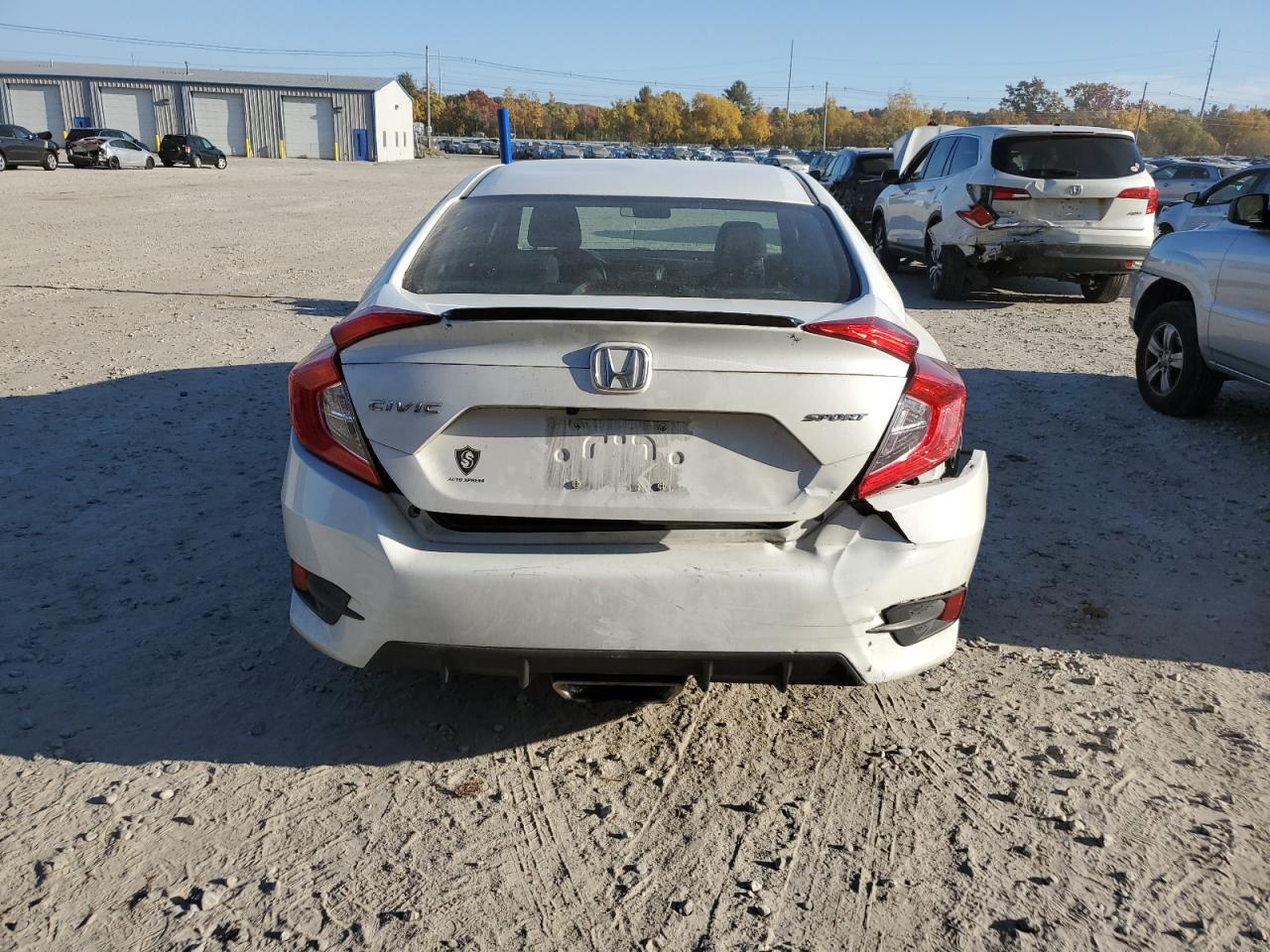 2021 Honda Civic VIN 19XFC2F85ME202033 Copart auction photo, rear end damage thumbnail 6