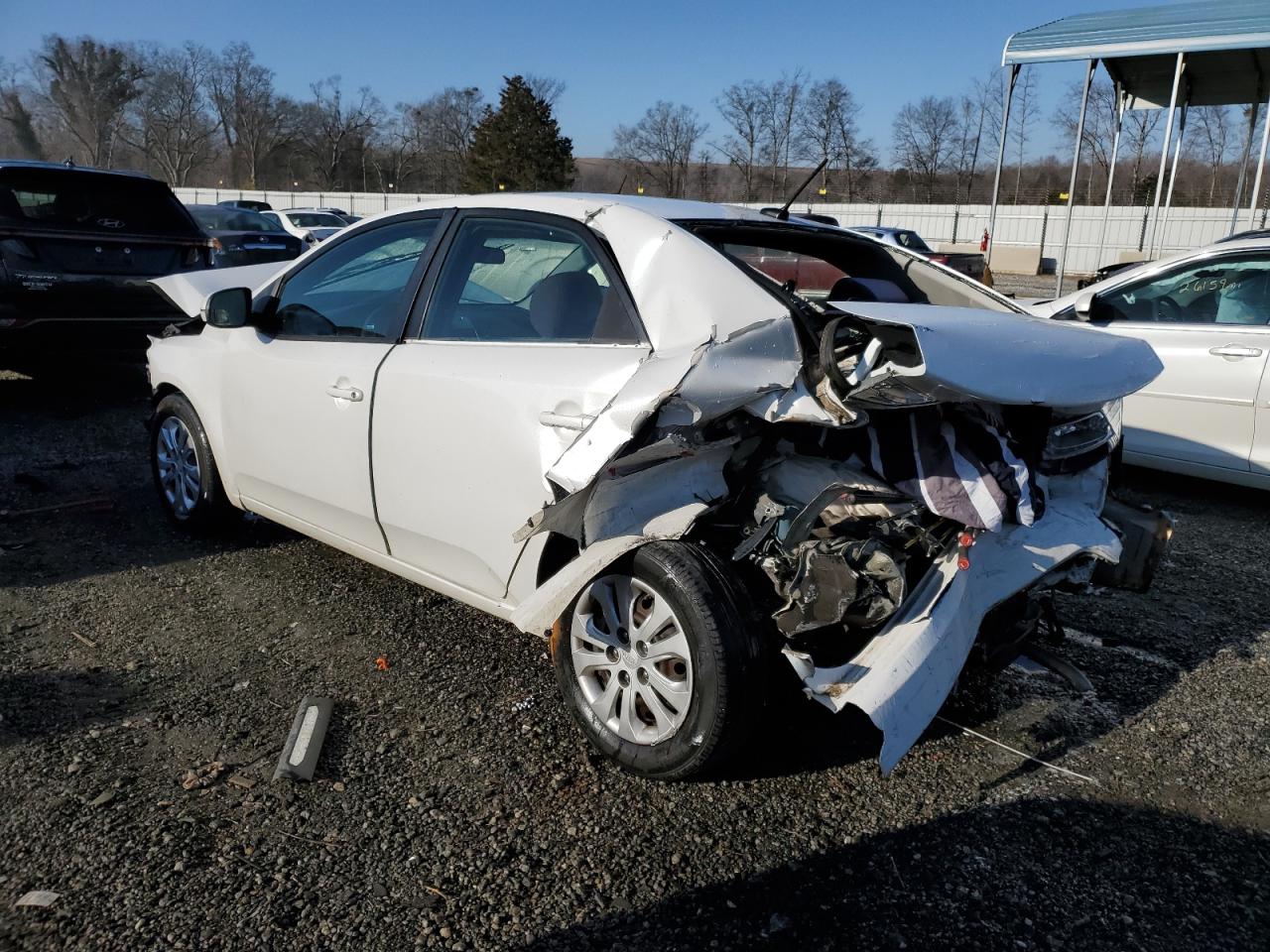 2011 KIA Forte VIN KNAFU4A22B5366146 Copart auction photo, rear end / front end damage thumbnail 2