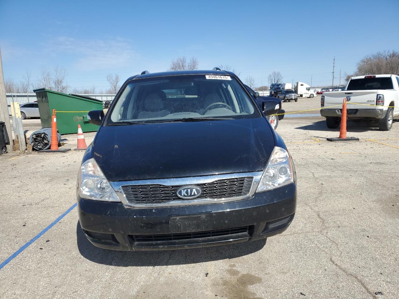 2012 KIA Sedona VIN KNDMG4C73C6469758 Copart auction photo, side damage thumbnail 5