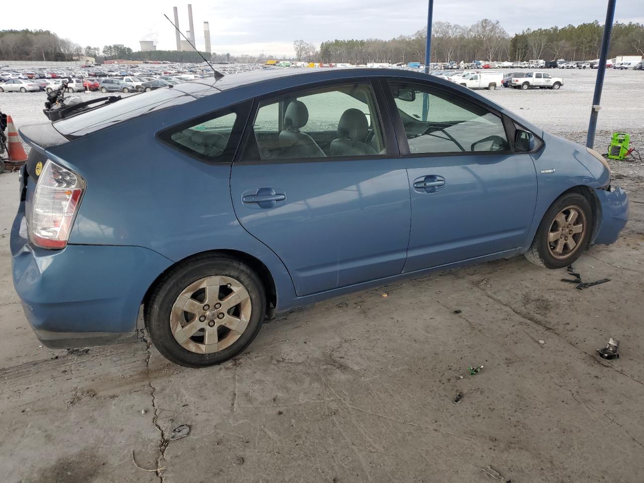 2006 Toyota Prius VIN JTDKB20U367511834 Copart auction photo, all over damage thumbnail 3