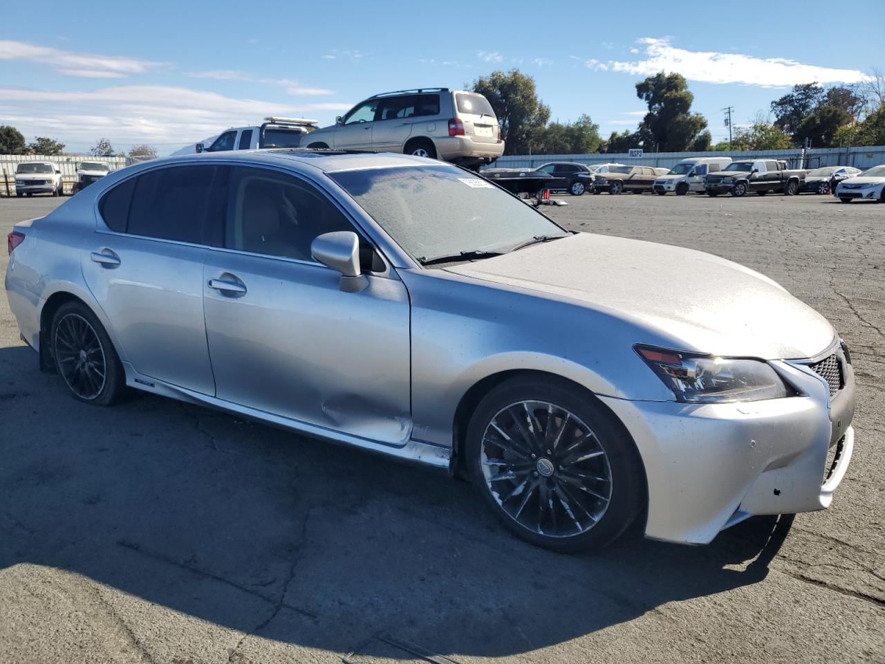 2013 Lexus GS VIN JTHBS1BL4D5006245 Copart auction photo, side / front end damage thumbnail 4