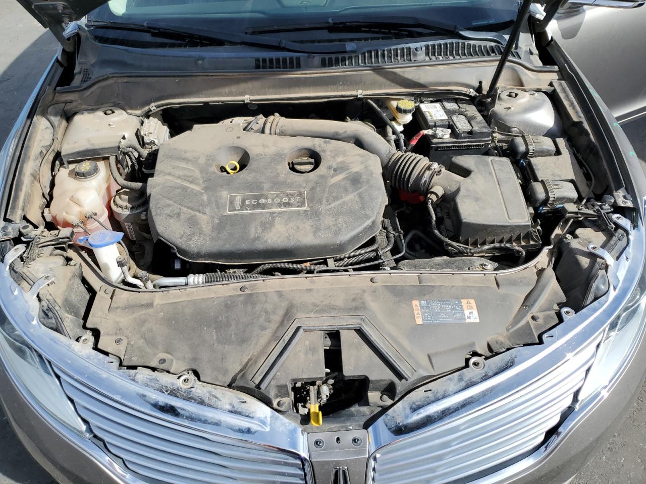 2015 Lincoln MKZ VIN 3LN6L2G97FR614307 Copart auction photo, hail damage thumbnail 11