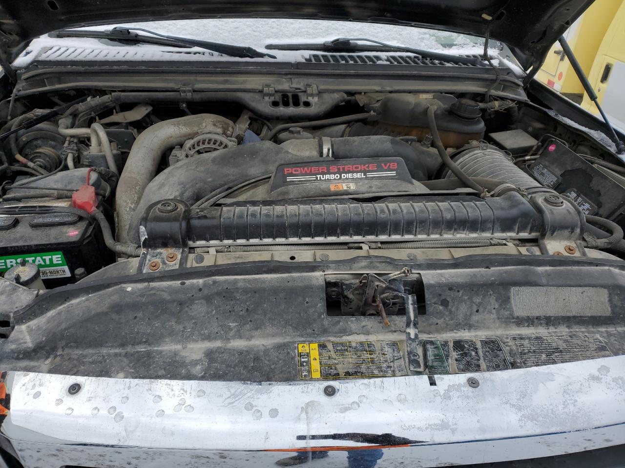 2005 Ford F250 VIN 1FTSX21PX5EC60959 Copart auction photo, front end / side damage thumbnail 12