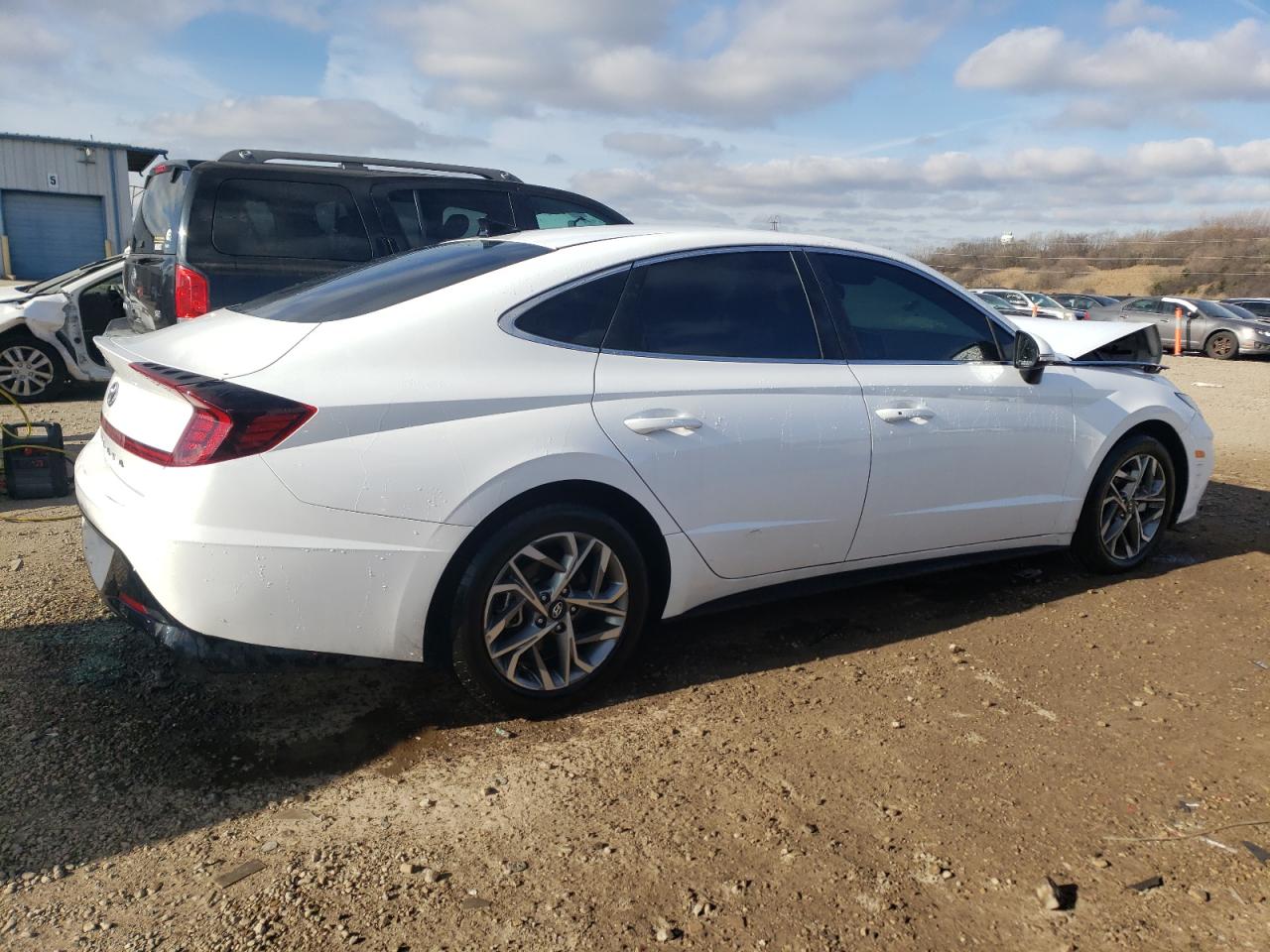 2023 Hyundai Sonata VIN KMHL64JA7PA337940 Copart auction photo, front end damage thumbnail 3