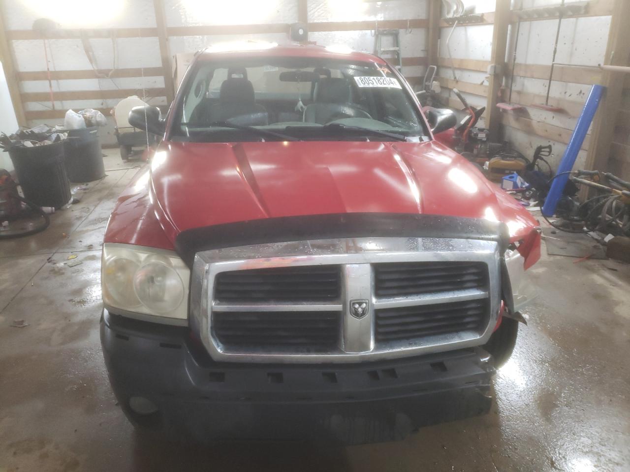 2005 Dodge Dakota VIN 1D7HE42K85S198628 Copart auction photo, front end damage thumbnail 5