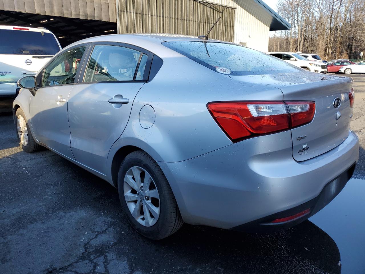 2012 KIA Rio VIN KNADN4A33C6091511 Copart auction photo, minor dent/scratches damage thumbnail 2
