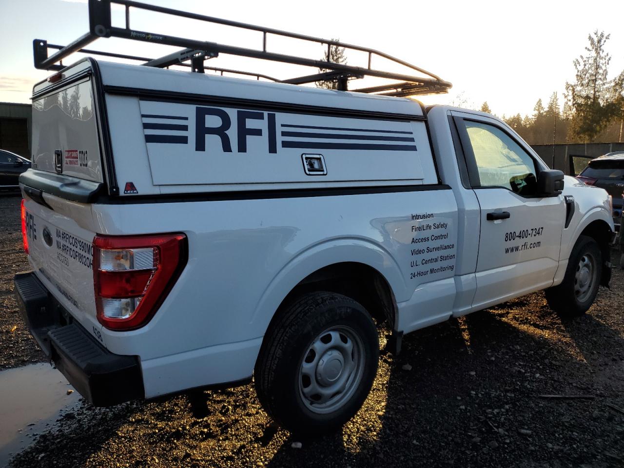 2022 Ford F-150 VIN 1FTMF1CB7NKD98757 Copart auction photo, front end damage thumbnail 3