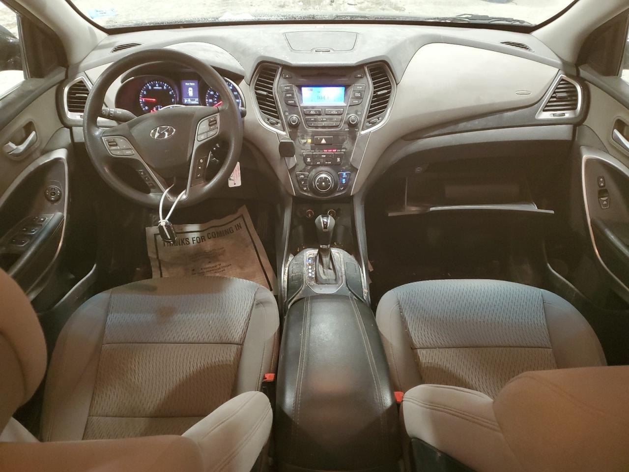 2016 Hyundai Santa Fe VIN 5XYZT3LB7GG366913 Copart auction photo, minor dent/scratches damage thumbnail 8