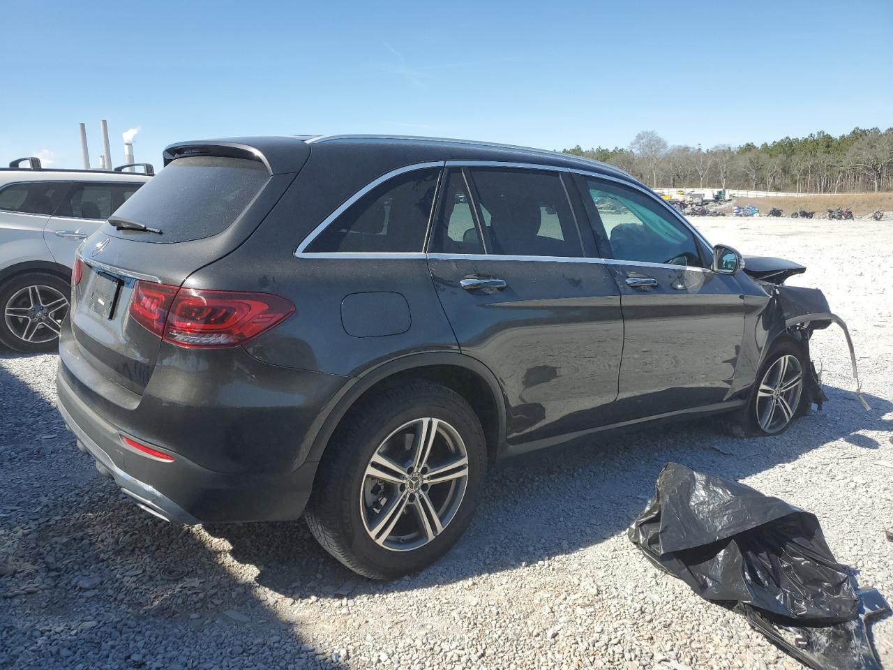 2020 Mercedes-Benz GLC VIN W1N0G8DB1LF757358 Copart auction photo, front end damage thumbnail 3