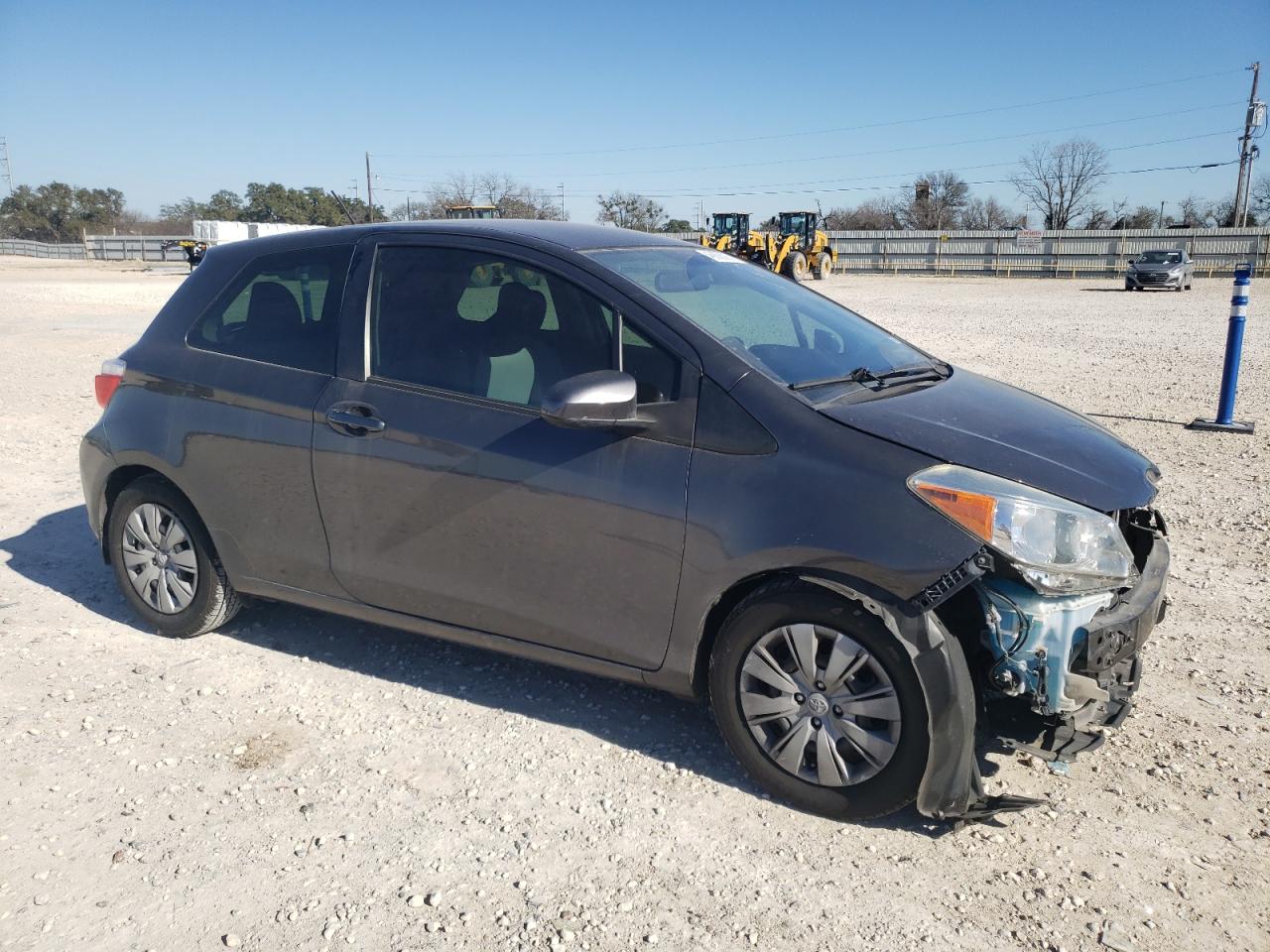 2012 Toyota Yaris VIN JTDJTUD3XCD529461 Copart auction photo, front end damage thumbnail 4