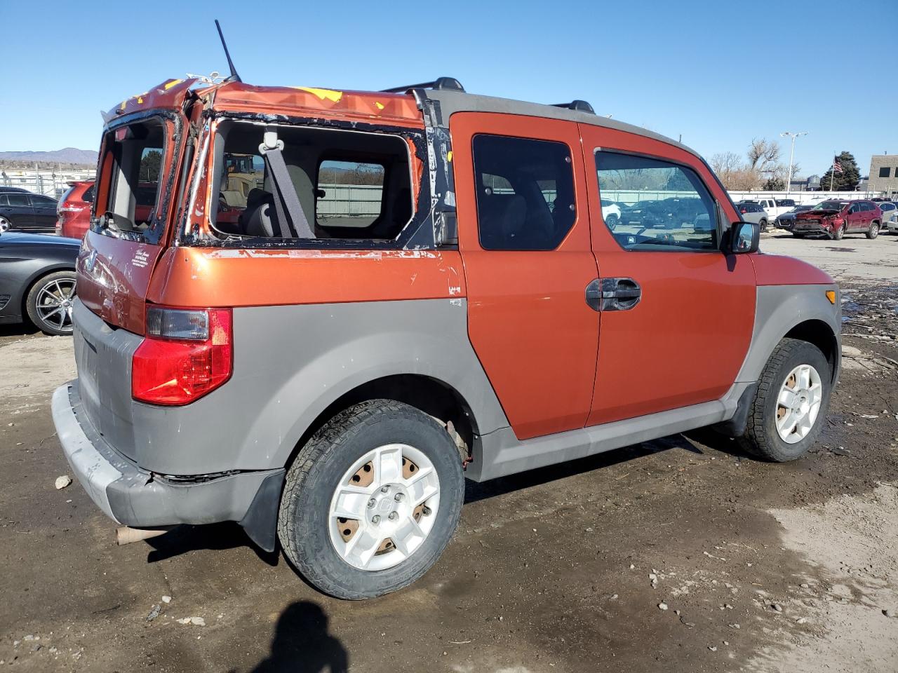 2005 Honda Element VIN 5J6YH27395L015202 Copart auction photo, rear end damage thumbnail 3