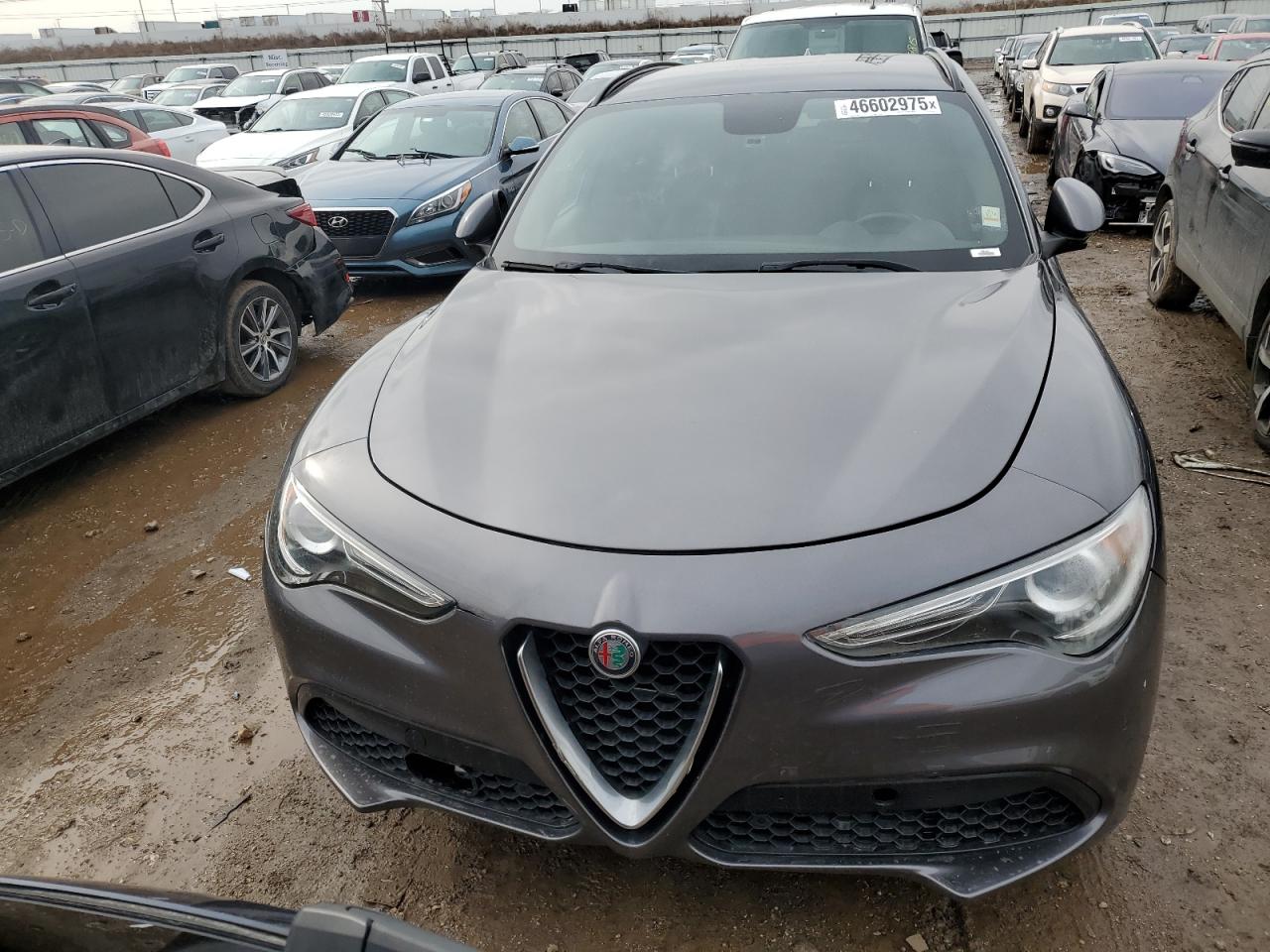2018 Alfa Romeo Stelvio VIN ZASFAKNN7J7B81945 Copart auction photo, normal wear damage thumbnail 5