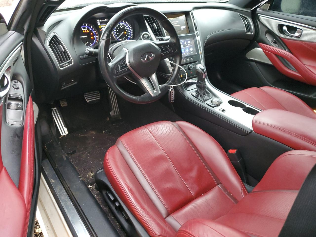 2019 Infiniti Q60 VIN JN1FV7EL6KM440682 Copart auction photo, front end / undercarriage damage thumbnail 8