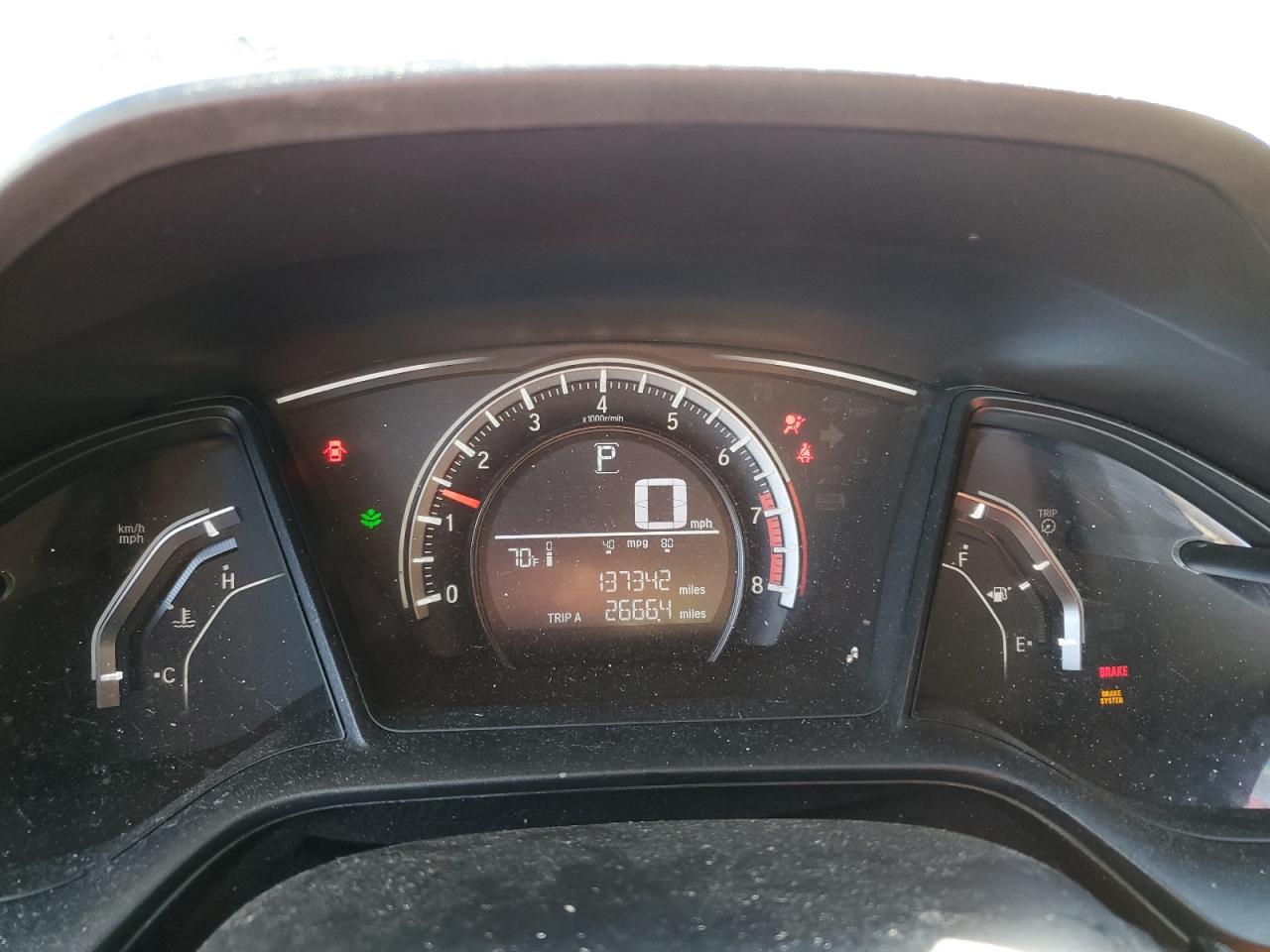 2016 Honda Civic VIN 2HGFC2F54GH559171 Copart auction photo, front end / side damage thumbnail 9