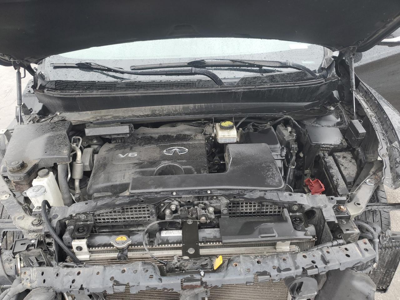 2019 Infiniti QX60 VIN 5N1DL0MM3KC549128 Copart auction photo, front end damage thumbnail 14
