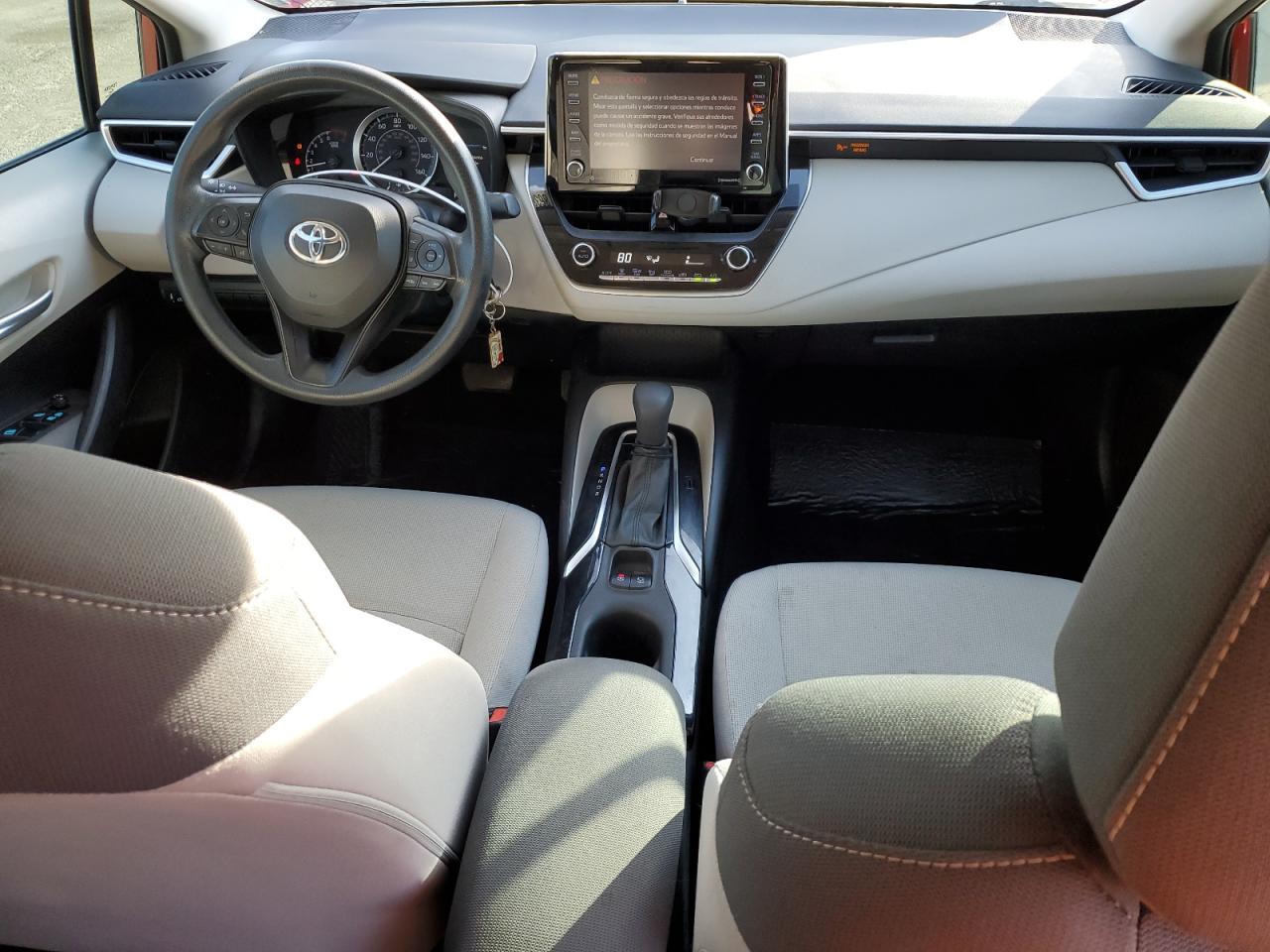 2021 Toyota Corolla VIN 5YFEPMAE4MP218683 Copart auction photo, all over damage thumbnail 8