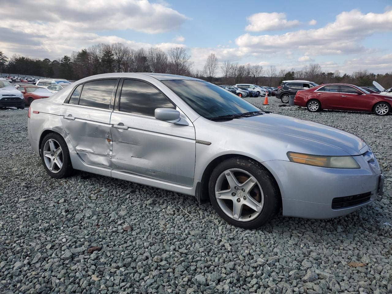 2004 Acura TL VIN 19UUA66274A050499 Copart auction photo, all over damage thumbnail 4