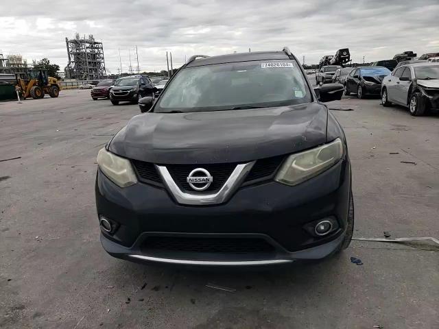 2015 Nissan Rogue VIN 5N1AT2MT5FC866498 Copart auction photo, side / side damage thumbnail 11