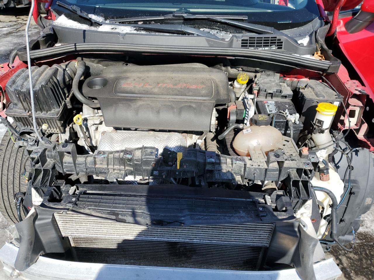 2016 Fiat 500 VIN ZFBCFYBT3GP352351 Copart auction photo, front end / minor dent/scratches damage thumbnail 12