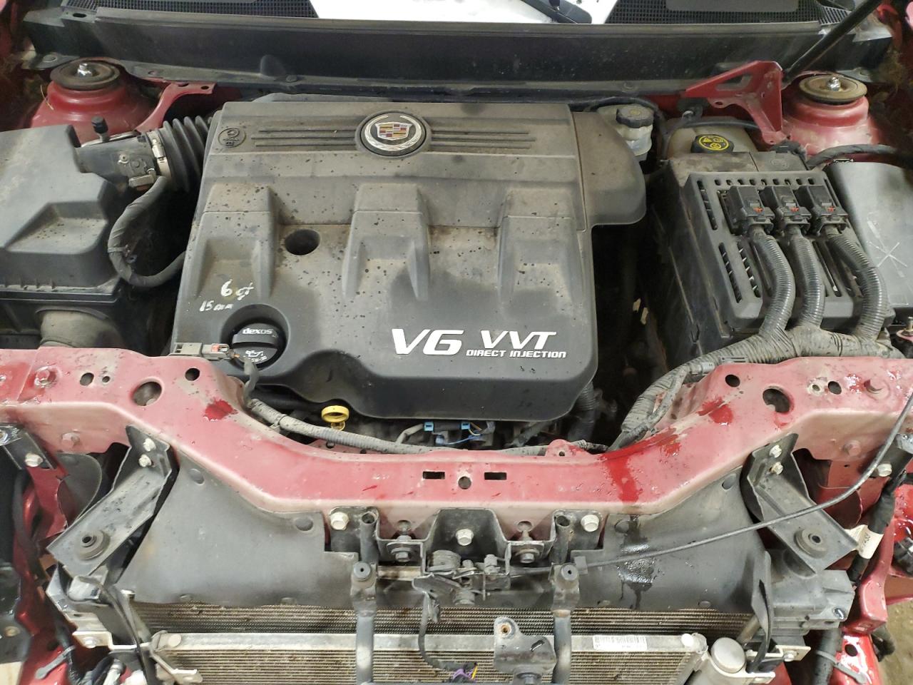 2014 Cadillac SRX VIN 3GYFNEE33ES679607 Copart auction photo, front end / rear end damage thumbnail 11