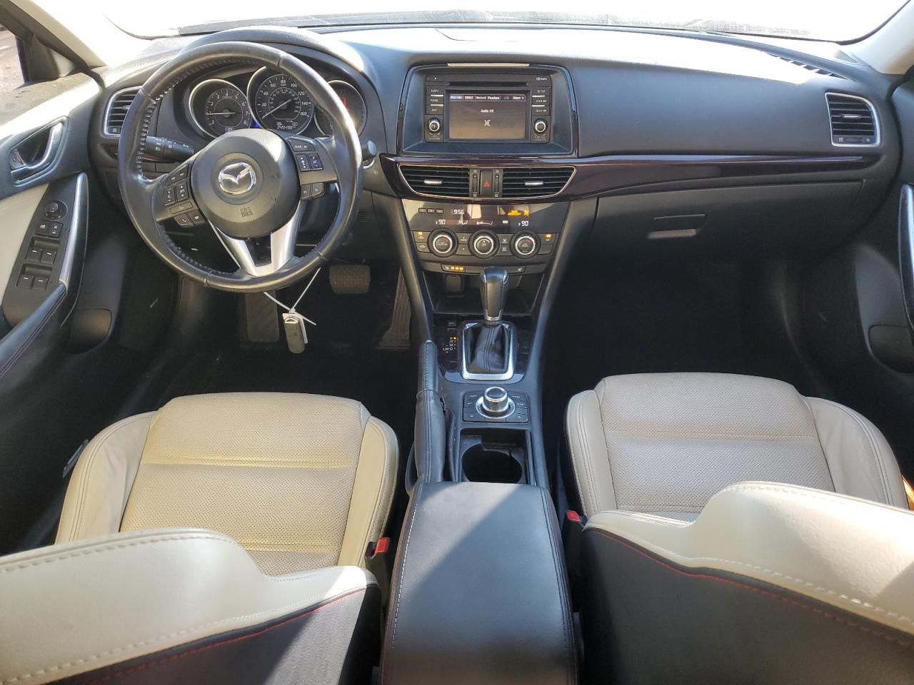 2015 Mazda 6 VIN JM1GJ1W53F1181571 Copart auction photo, front end / side damage thumbnail 8