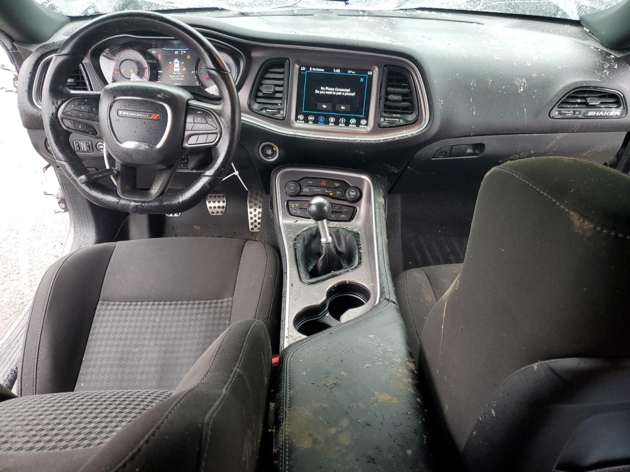 2021 Dodge Challenger VIN 2C3CDZFJ6MH538861 Copart auction photo, rollover / all over damage thumbnail 8
