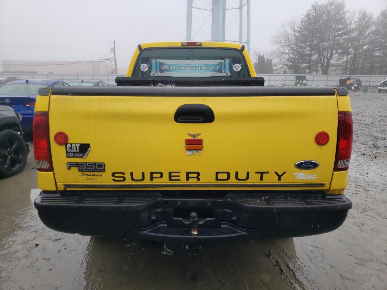 2001 Ford F350 VIN 1FTSW31L31EA54012 Copart auction photo, undercarriage / side damage thumbnail 6