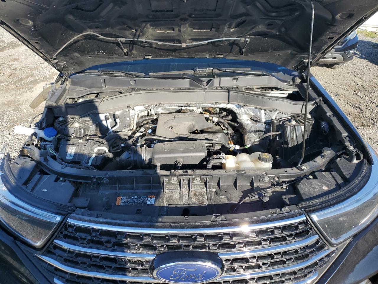 2020 Ford Explorer VIN 1FMSK8DH4LGA22270 Copart auction photo, front end / side damage thumbnail 12