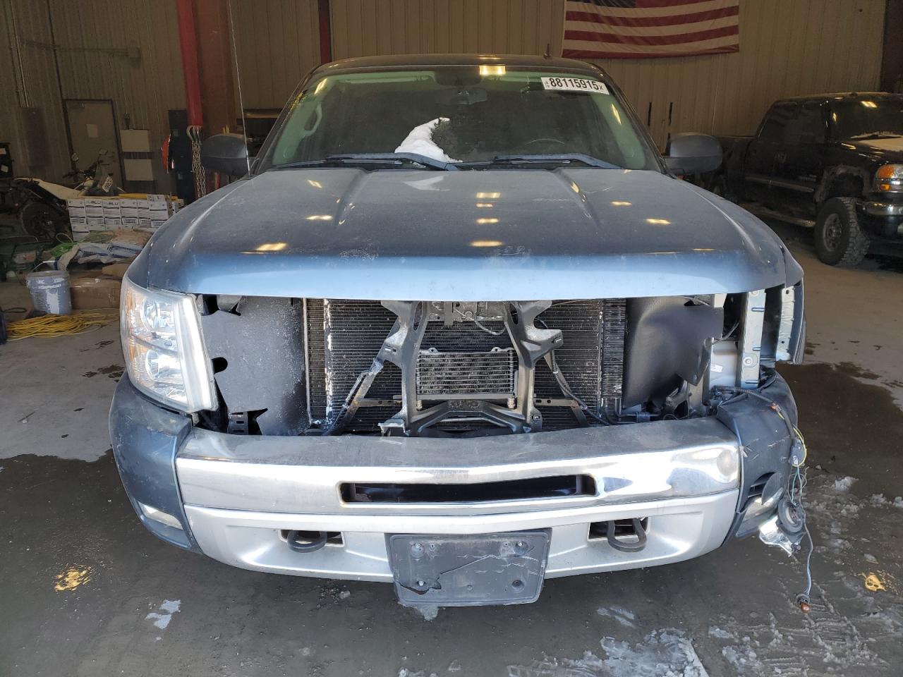 2012 Chevrolet Silverado VIN 1GCRKSE74CZ268987 Copart auction photo, front end / mechanical damage thumbnail 5