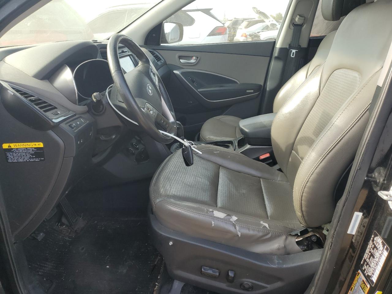 2015 Hyundai Santa Fe VIN 5XYZW4LAXFG261673 Copart auction photo, burn - engine damage thumbnail 7