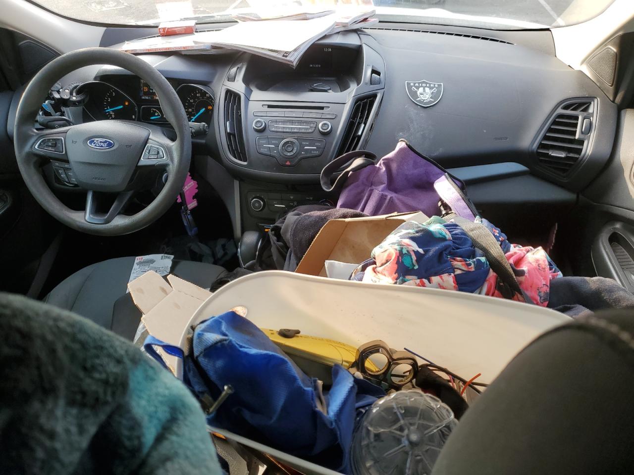 2018 Ford Escape VIN 1FMCU0F7XJUD60680 Copart auction photo, vandalism damage thumbnail 8