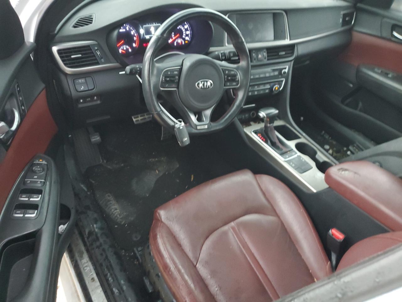2016 KIA Optima VIN 5XXGW4L20GG015351 Copart auction photo, water/flood damage thumbnail 8