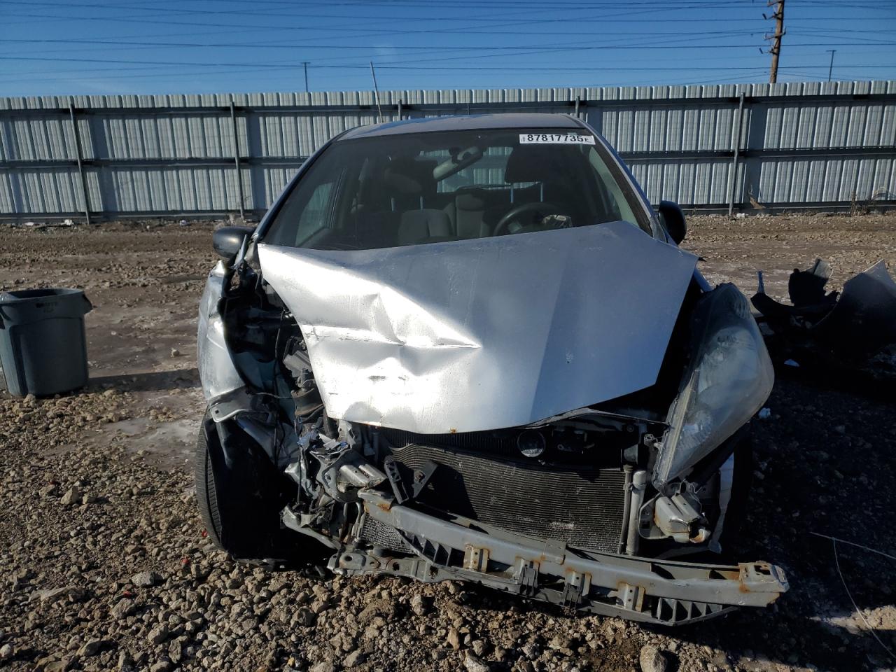 2011 Honda Fit VIN JHMGE8H30BS007968 Copart auction photo, all over damage thumbnail 5